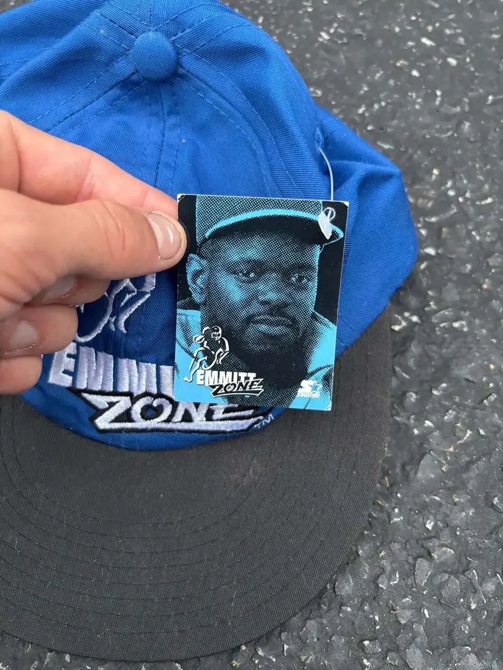 Starter Emmitt Zone Contrast Visor Snapback Hat